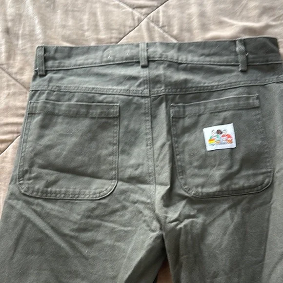 Bricks & Wood Green Chinos Cotton Blend - Picture 4 of 6